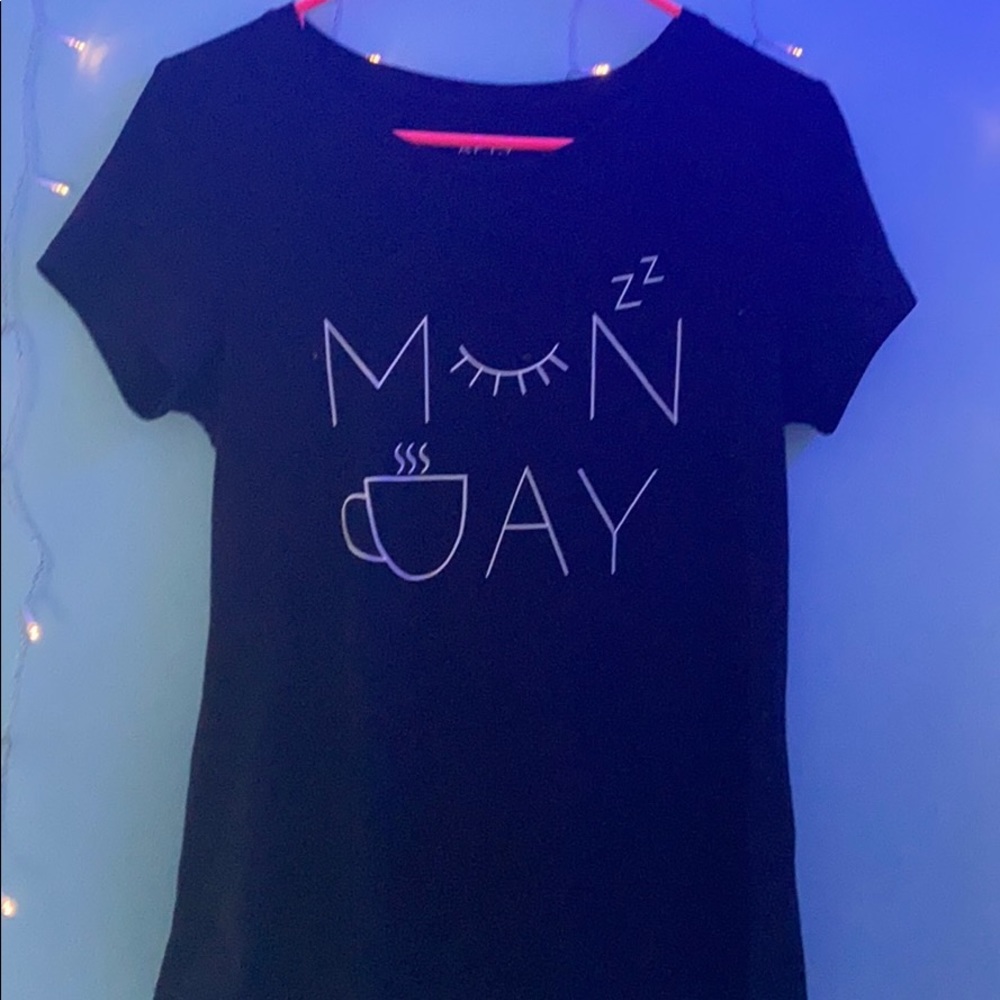 black pajama top